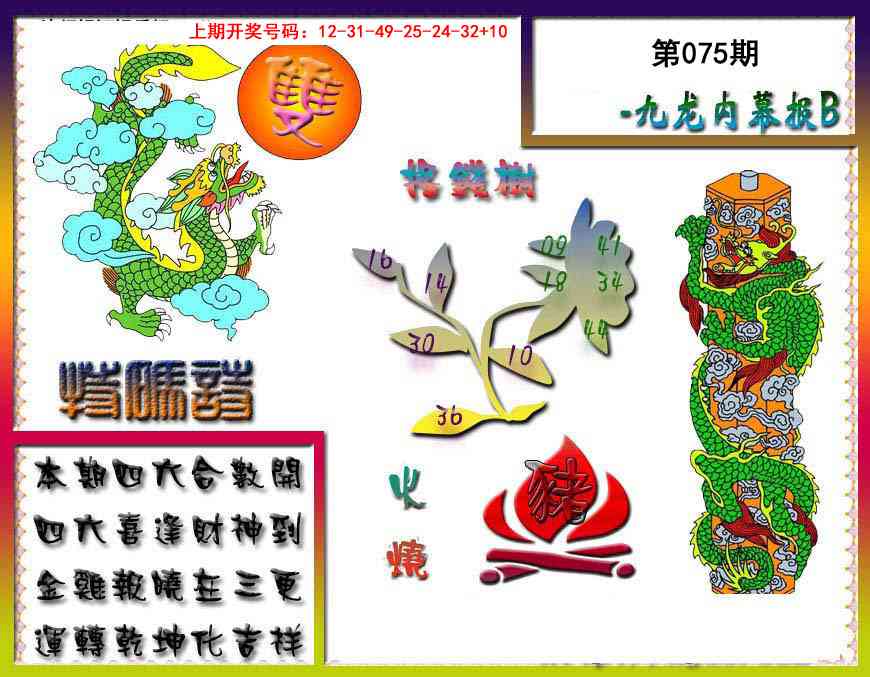 075期九龙内幕特肖图a[图]